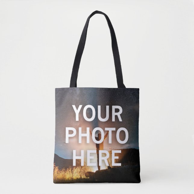 Your Photo Here Tote Bag (Front)