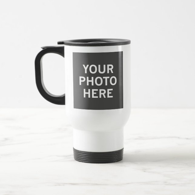 Your Photo Here Travel Mug (Left)