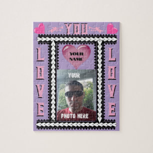 Your Photo Here Valentine's Day Jigsaw Puzzle