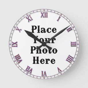 Your Photo Here Wall Clock
