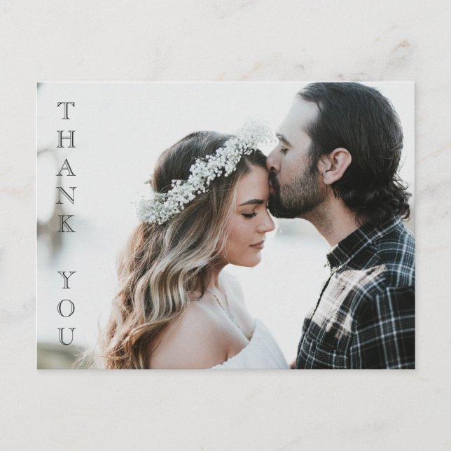 Your Photo Here - Wedding Thank you Card (Front)