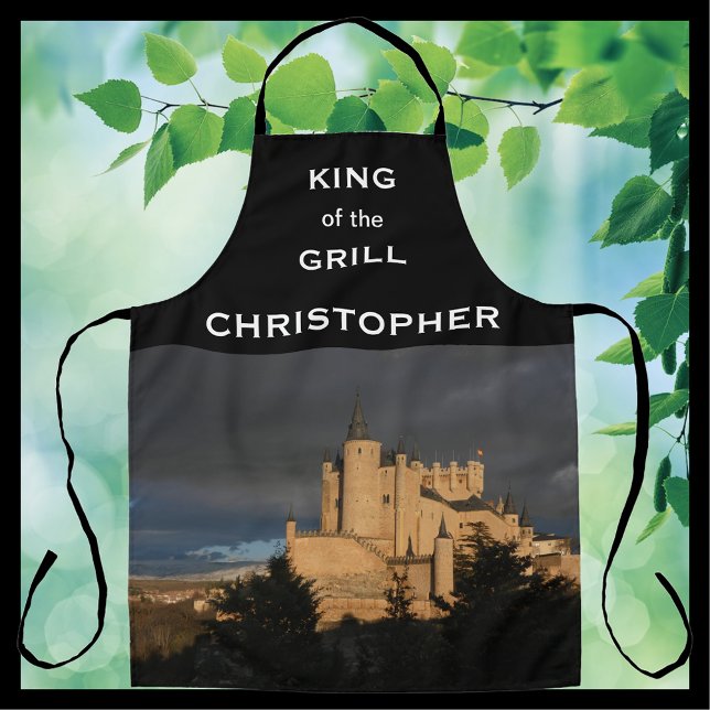 Your Photo, King of the Grill, Name Apron (Creator Uploaded)
