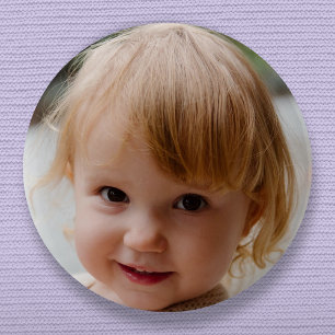 Your Photo   Make Your Own Cute Photograph 6 Cm Round Badge