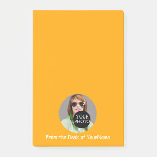 Your Photo Message Customise Easily Sun Yellow Post-it Notes
