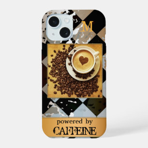 Your Photo Monogram Coffee Phone Case