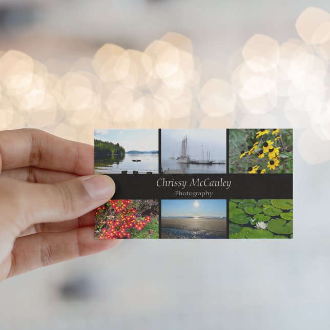 Your Photo Montage and QR Code Business Card (Creator Uploaded)