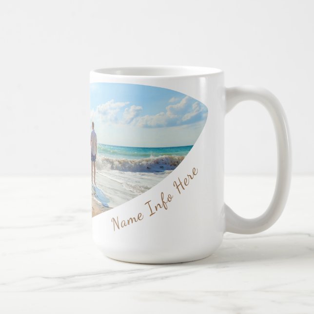 Your Photo Mug Custom Text Name Personalised Gift (Right)