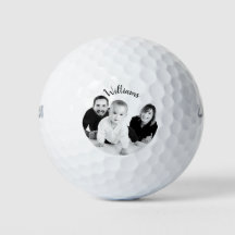YOUR PHOTO NAME FAMILY Personalized Golf Balls
