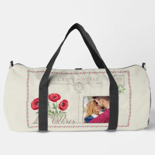 YOUR photo & Name Paris France Duffle Bag