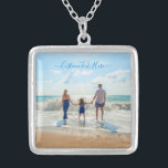 Your Photo Necklace Gift with Custom Text Name<br><div class="desc">Custom Photo and Text Necklaces - Unique Your Own Design Personalised Family / Friends or Personal Necklace / Gift - Add Your Photo and Text - Resize and move or remove and add elements / image with Customisation tool ! Choose font / size / colour ! Good Luck - Be...</div>