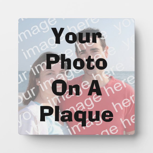 Your Photo On A Plaque (Front)