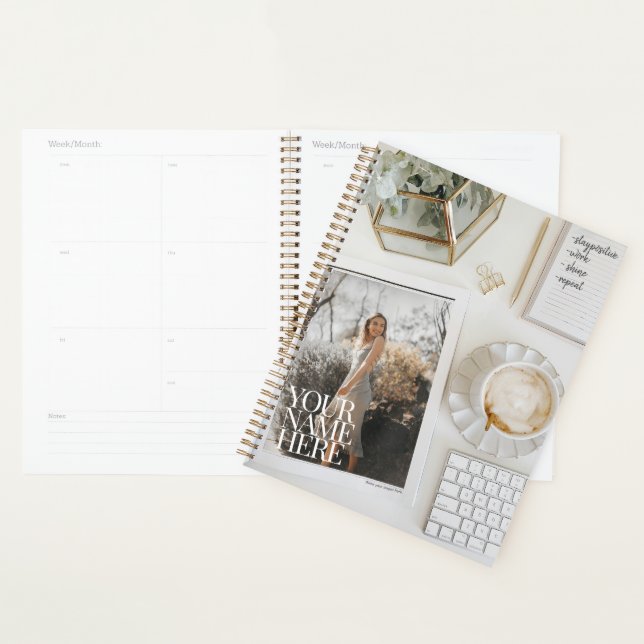 Your Photo on Magazine! Personalised Chic Office Planner (Display)