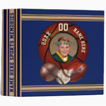 Your Photo on Personalised Sports Photo Binder