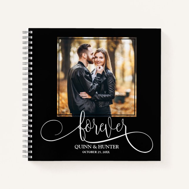 Your Photo on Wedding Guest Book (Front)