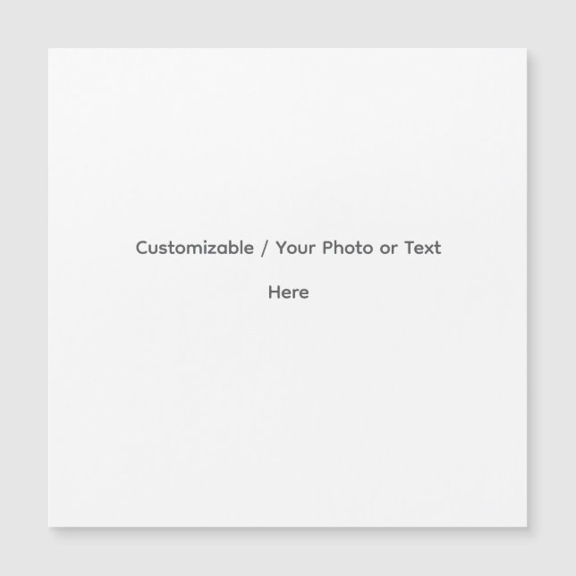 Your Photo or Text Here (Customizable Design) (Front)