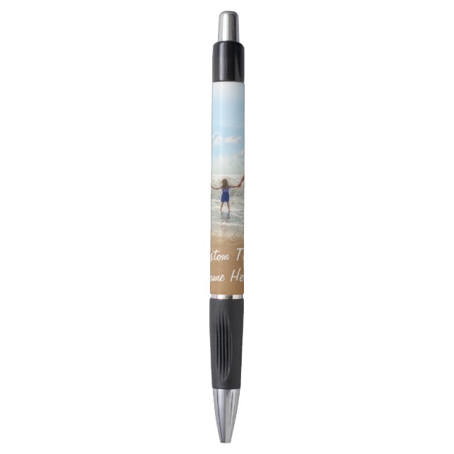 Your Photo Pen with Custom Text Name (Front Vertical)