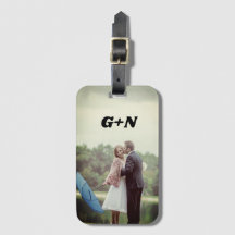 Your photo, personalise, initials, simple