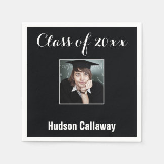 Your Photo Personalised Class of Graduation Napkin