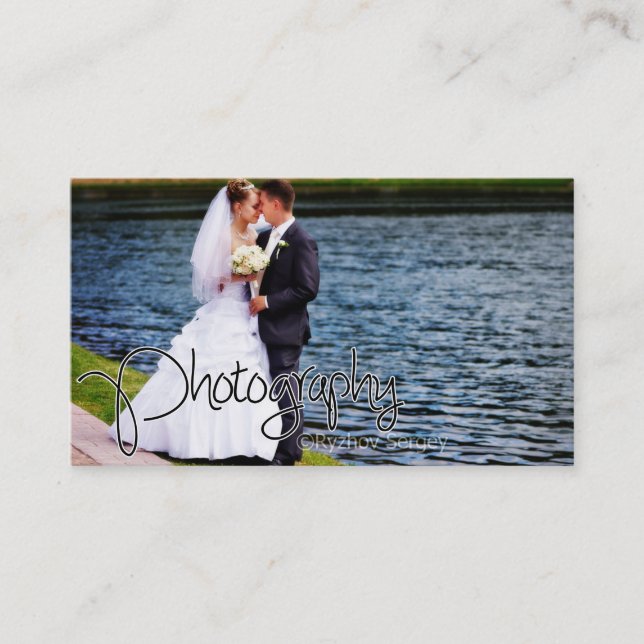 Your Photo Photography Business Card r2 (Front)