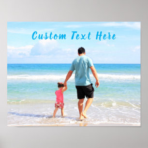 Your Photo Poster with Custom Text