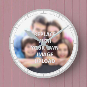 Your Photo Printed on a Round Clock
