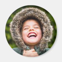 Your Photo Round Fridge Magnet