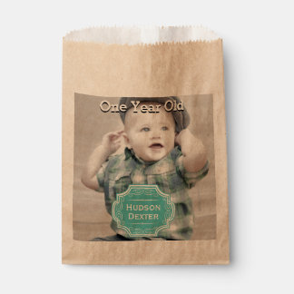 Your Photo Rustic Chalkboard Folk Art Thank You Favour Bags