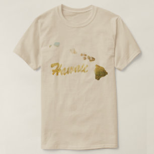 YOUR PHOTO State Of Hawaii Shape T-shirt