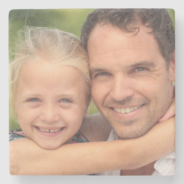 Your photo stone coaster (Front)