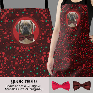 YOUR PHOTO Stylish Christmas Pet for Dog Lover Mom Apron