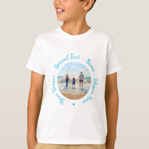 Your Photo T-Shirt Personalised with Custom Text