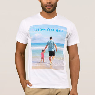 Your Photo T-Shirt with Custom Text