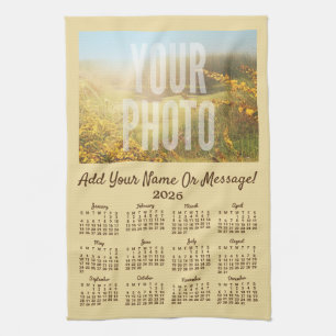 Your Photo Tea Towel Calendar