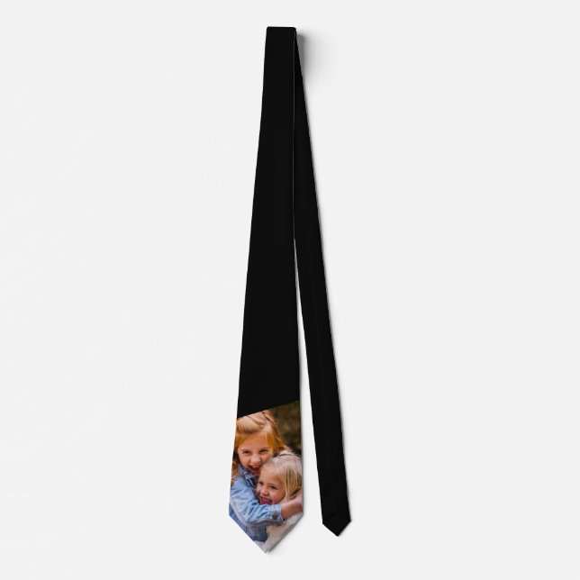Your Photo Template Edge Printed Tie (Front)