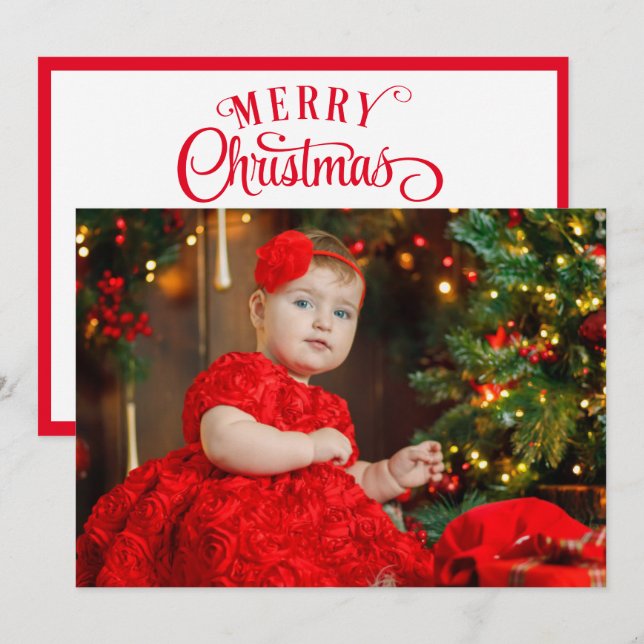 Your Photo Template Memorable Christmas (Front/Back)
