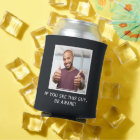 YOUR PHOTO & TEXT custom can cooler