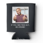 YOUR PHOTO & TEXT custom can cooler