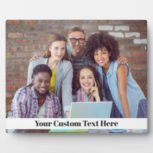 YOUR PHOTO & TEXT custom plaque