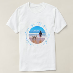 Your Photo Text T-Shirt with Custom Text