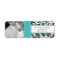 Your Photo Vintage Mint Green Damask Address Label