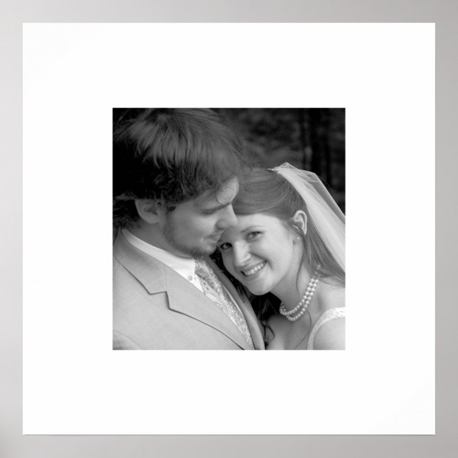 Your Photo Wedding Poster (Front)