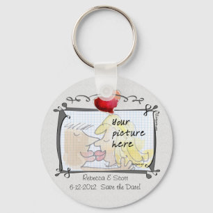 Your Photo Wedding Save the Date Keychains
