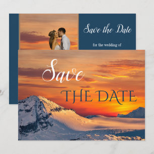 Your Photo Winter Wonderland Save the Date Card