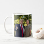 Your Photo with President Donald Trump 2024 Funny Coffee Mug<br><div class="desc">Add your photo to this funny President Donald J Trump Photo Coffee Mug. Celebrate the re-election and 2024 victory of President Trump the 45th and 47th President. This custom personalised mug makes a unique one of a kind gag gift for a white elephant party, or for your favourite Trump supporter...</div>