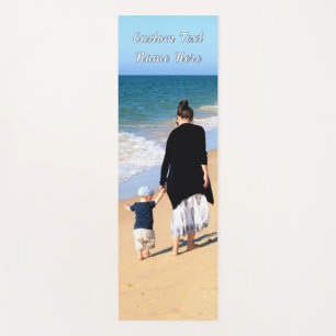 Your Photo Yoga Mat with Custom Text