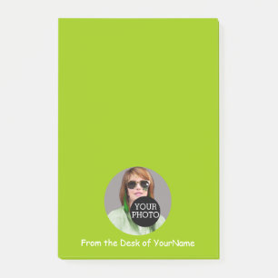 Your Photo Your Message Customise This Easily lime Post-it Notes