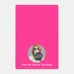 Your Photo Your Message Customise This Easily Pink Post-it Notes