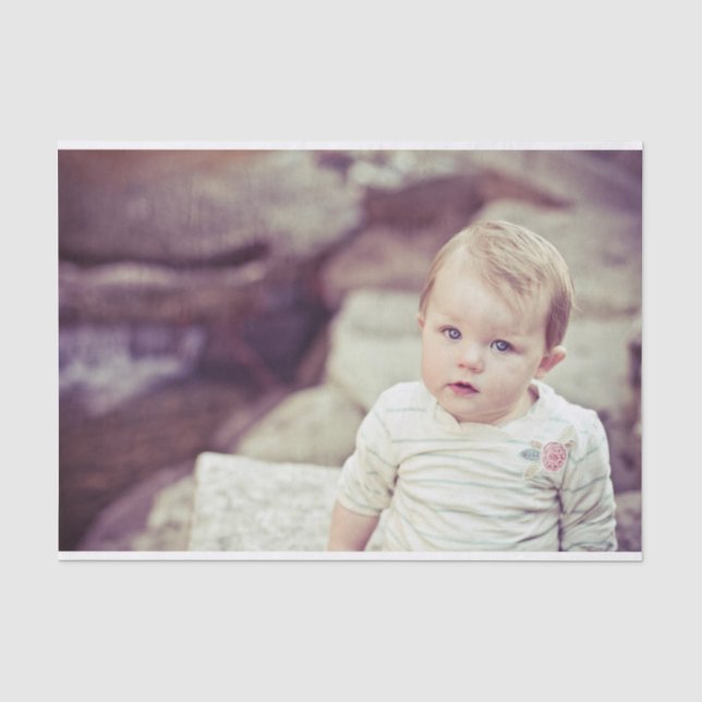 Your Photograph Tissue Paper (Front)