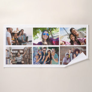 YOUR PHOTOS & COLOR custom bath towel
