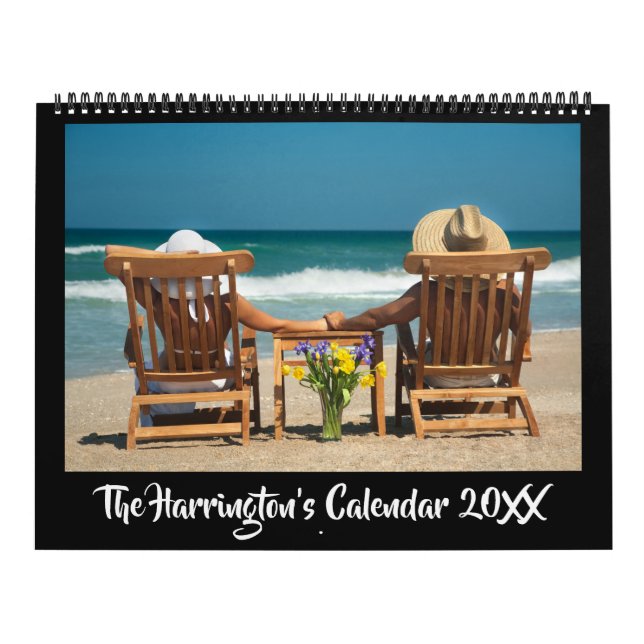 YOUR PHOTOS custom calendar (ANY YEAR!) (Cover)